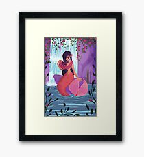 Waterfall Lei Framed Print