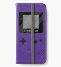 Gameboy Color - Purple iPhone Wallet/Case/Skin