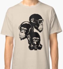 Camiseta clásica Three Monkeys