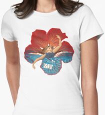 Flower Hawaii Pele Women's Fitted T-Shirt