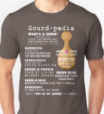 Gourd-pedia What's a Gourd (white letters) Unisex T-Shirt