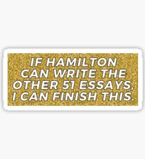 If Hamilton can Sticker