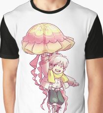 Quallen Regenschirm Grafik T-Shirt