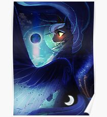 Does the Moon love the Earth Poster
