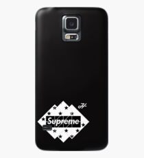 Funda/vinilo para Samsung Galaxy LOGOTIPO supremo blanco y negro