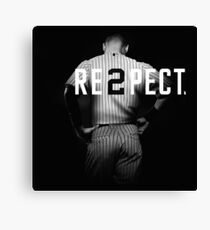 Respect Derek Jeter Re2pect Canvas Print