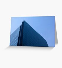Modern Office Glass Building Greeting Card