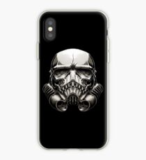 Skeleton Stormtrooper Helm iPhone Case