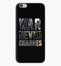 War Never Changes (Graphic Overlay) iPhone Case