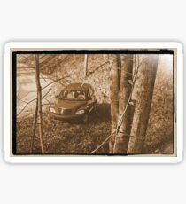 "Along Time Warp Road"... prints and products Sticker