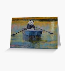 Panda Reflections Greeting Card