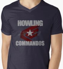 Kommandos stolz T-Shirt mit V-Ausschnitt