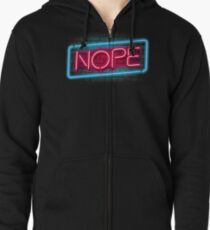 Nope Zipped Hoodie