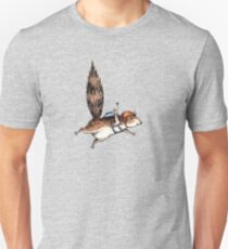 Skydiver Squirrel Unisex T-Shirt