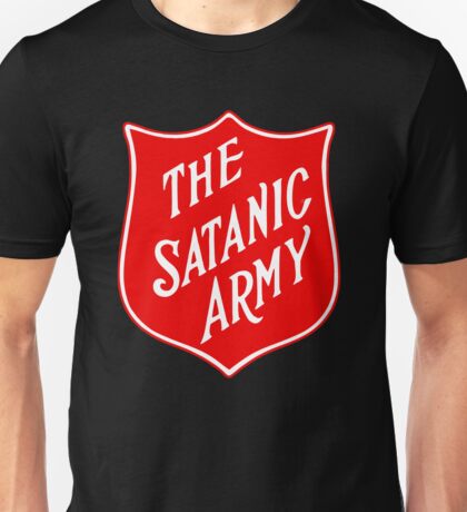 the satanic army t shirt