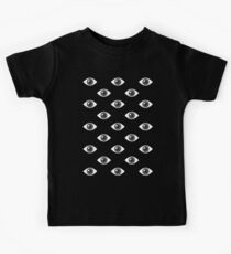 Eyes Wide Open - on Black Kids Tee