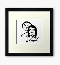 You and Me Framed Print
