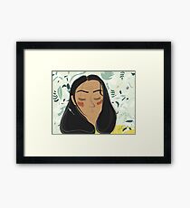mint garden Framed Print