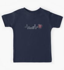Atleti - Coraje y Corazón Latido Kids Tee