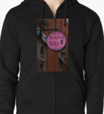 Backstreet Betty's Boutique Sign Zipped Hoodie