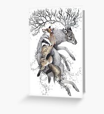 protect our wildlife Greeting Card