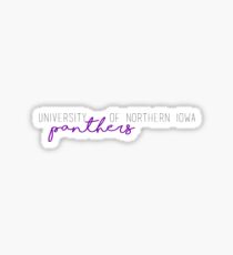 University of Northern Iowa Panthers Sticker