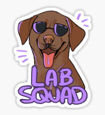 CHOCOLATE LAB SQUAD Sticker