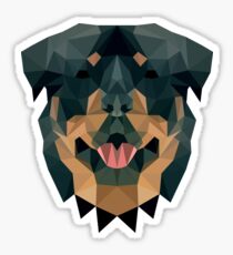 Rottweiler Geo Sticker