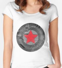 Winter Solider Shield Women's Fitted Scoop T-Shirt