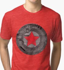 Winter Solider Shield Tri-blend T-Shirt