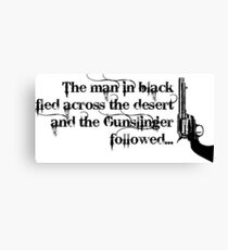 Dark Tower- Gunslinger Canvas Print
