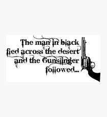 Dark Tower- Gunslinger Photographic Print