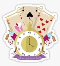 Inspirerd by Alice in Wonderland Sticker