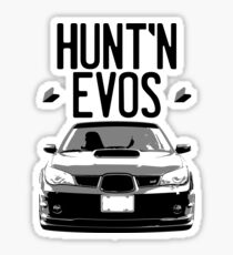 Subaru Impreza Hunt'n Evos - Who doesn't love an Impreza? Sticker