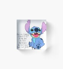 lilo and stitch Acrylic Block