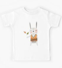 Cartoon Animals Tribal Bunny Rabbit Kids Tee