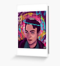 Boat Boy Greeting Card