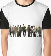 The Walking Dead Cast Graphic T-Shirt