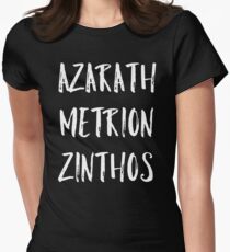 Azarath Metrion Zinthos Women's Fitted T-Shirt