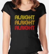 Benommen und verwirrt - Alles klar Alles klar Tailliertes Rundhals-Shirt