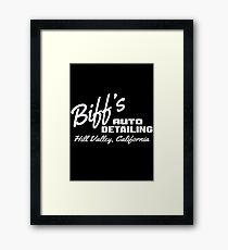 Back To The Future - Biff's Auto Detailing Framed Print