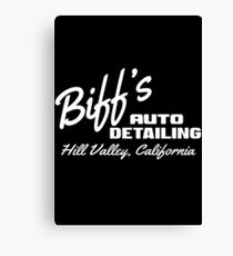 Back To The Future - Biff's Auto Detailing Canvas Print