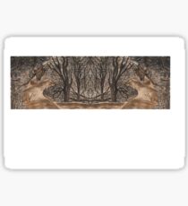Mirror landscape Sticker