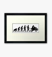 Quad Bike Evolution Framed Print