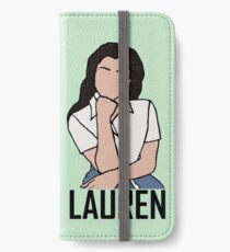 Outline of Lauren Jauregui iPhone Wallet/Case/Skin