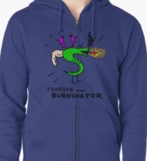Trogdor, The Burninator Zipped Hoodie