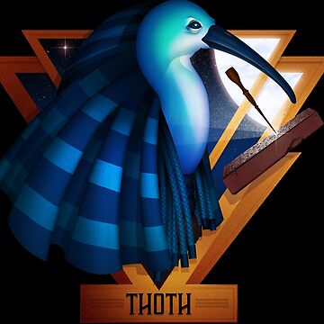 Artwork thumbnail, Egyptian Mythology Science and Magic God Thoth by DiggerDesignsNY