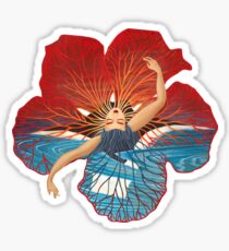 Flower Hawaii Pele Sticker