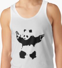 Banksy - Panda With Guns Tank Top