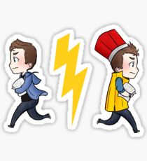 Struck by Lightning Sticker